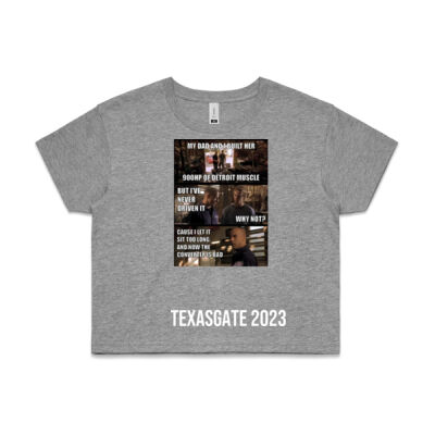 Sloppy Texasgate 2023 - AS Colour CROP TEE - 4062 Thumbnail